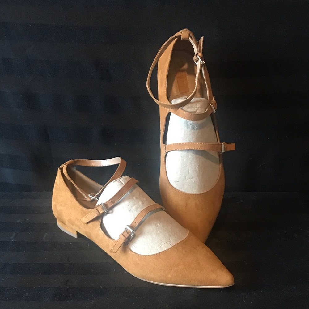 Forever 21 Ankle Strap Flats